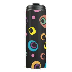 Vaso de viaje geométrico retro genial