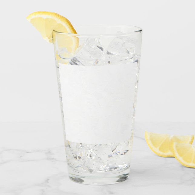 Vaso de vidrio (Anverso (hielo))