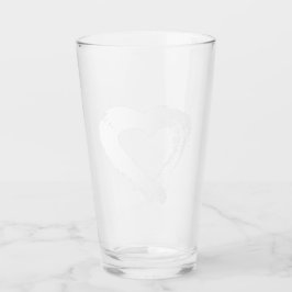 Vaso de vidrio Corazón de Luna