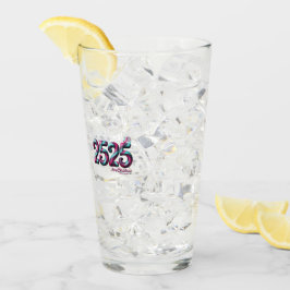 Vaso de vidrio de Navidad 2525