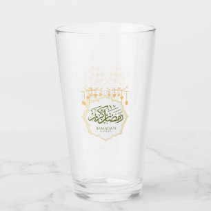 Vaso de vidrio Ramadan Kareem
