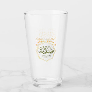 Vaso de vidrio Ramadan Kareem