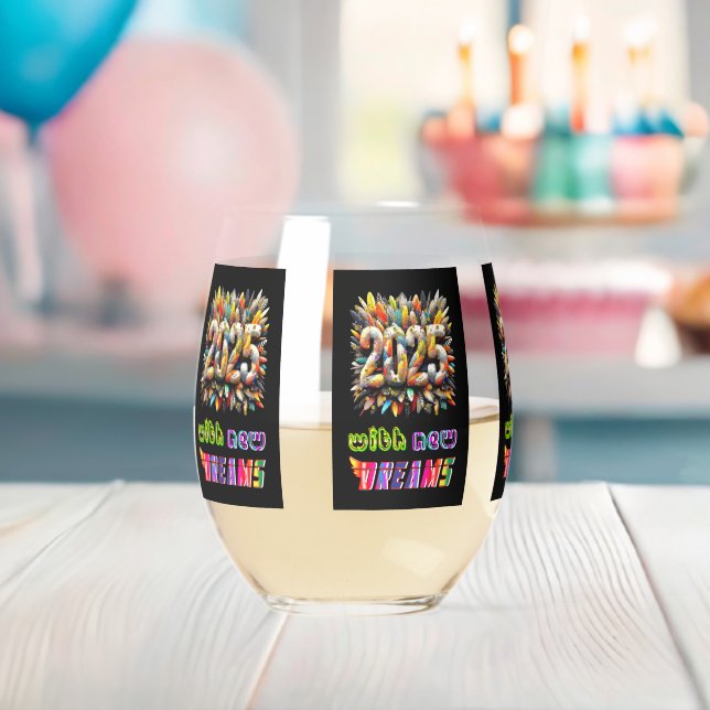 Vaso De Vino 2025 con nuevos sueños (Insitu (Baby Shower))