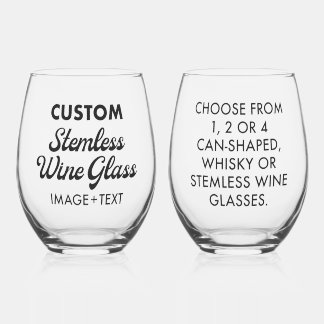 Vaso De Vino 2 x Personalizado Vino sin cáscara personalizado 1