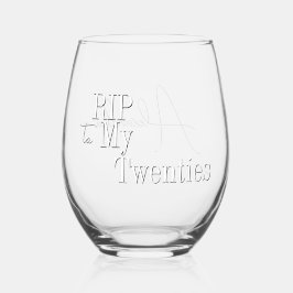 Vaso De Vino 30th Birthday RIP 20s Party Favor