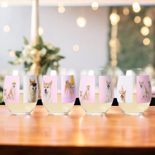 Vaso De Vino 4 a 16 Collages de fotos Personalizados