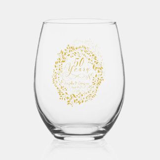Vaso De Vino 50.º Aniversario de la Guerra de Oro