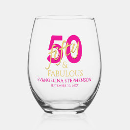 Vaso De Vino 50 and Fabulous Fiftieth Birthday