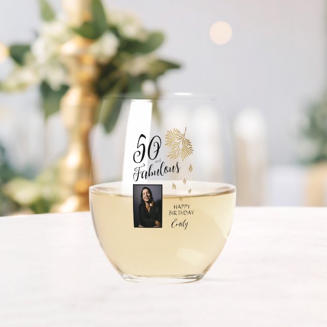 Vaso De Vino 50 and Fabulous Foliage 50th Birthday Photo (Insitu (Boda))