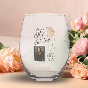 Vaso De Vino 50 y fabulosa foto de 50 años en la Foliage