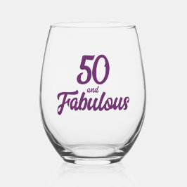Vaso De Vino 50 y fabuloso