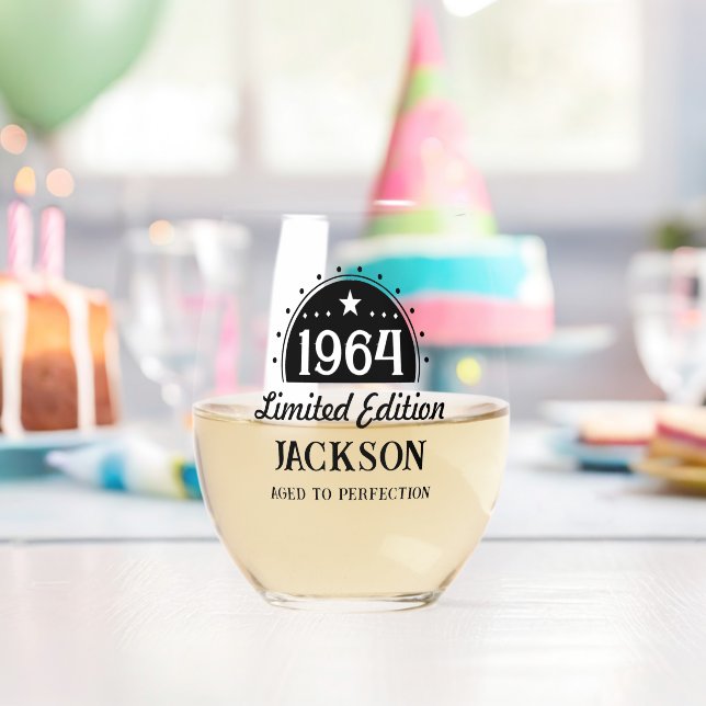 Vaso De Vino 60.ª Perfección Limitada de Cumpleaños 1964 (Insitu (Cumpleaños))