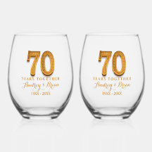 70th Anniversary Personalized