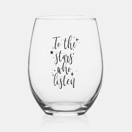 Vaso De Vino A las Estrellas