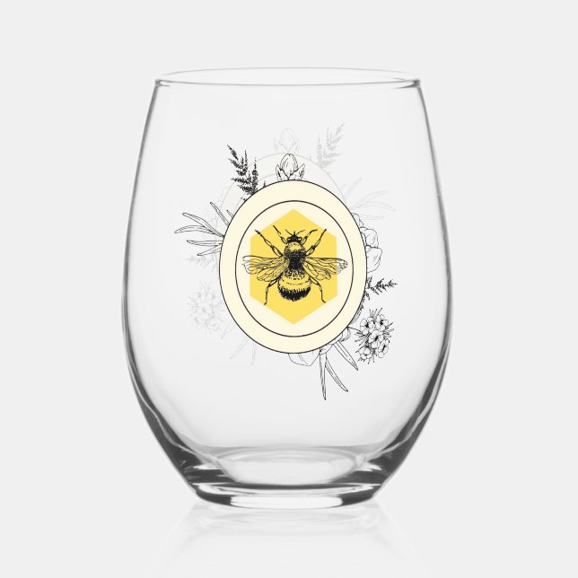 Vaso De Vino Abeja (Anverso)