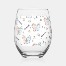 Abrazo Zodiac - Modelo de conejito Gemini Twins