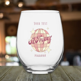 Vaso De Vino Accesorio de vacaciones Saint sankt st Tropez Fran