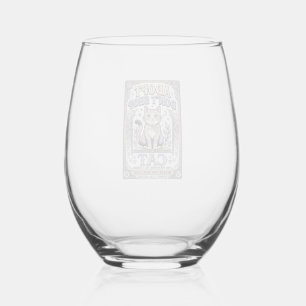 Vaso De Vino Adopta No Compres Gato Rescate de Gatos Adopción V