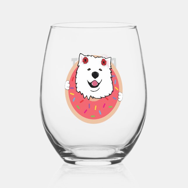 Vaso De Vino Adormidera en un donut (Anverso)