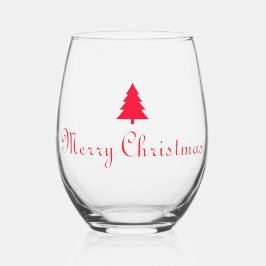 Vaso De Vino Adorno de vidrio de Navidad