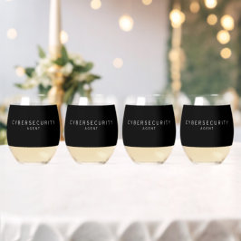 Vaso De Vino Agente de seguridad cibernética