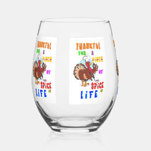 Vaso De Vino Agradecimiento Por Un Pílito De Especias En La Vid