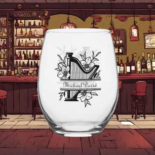 Vaso De Vino Amantes de Guay Music añaden nombre