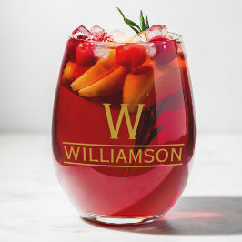 Vaso De Vino Amigo Chalet Warming Gift Classic Nombre Personali