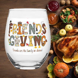 Vaso De Vino Amistosos amigos son la familia que elegimos