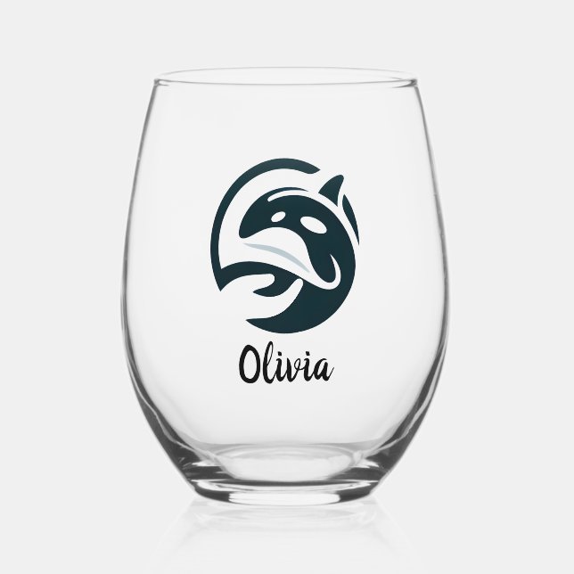 Vaso De Vino Amor Orca (Anverso)