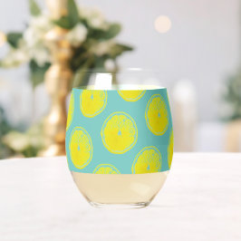 Vaso De Vino Amor verde Verde azulado limón amarillo 4Annie
