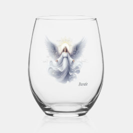 Vaso De Vino Angel fluye con el amor de Dios