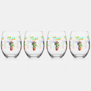 Vaso De Vino Año nuevo