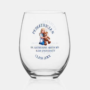 Vaso De Vino antistress pediatrician teddy bear kids university