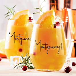 Vaso De Vino Apellido