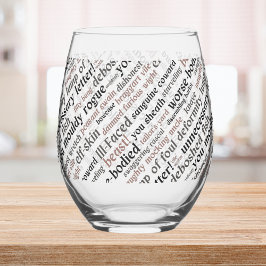 Vaso De Vino Apertura del actor Regalo nocturno Shakespeare Ins