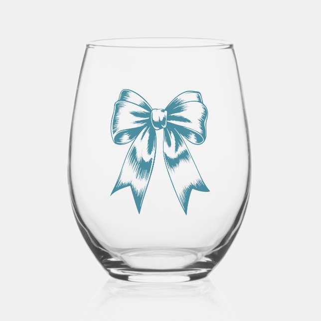 Vaso De Vino Arco Retro Moderno Verde (Anverso)