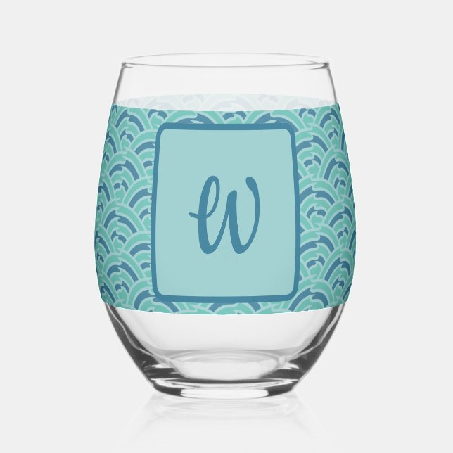 Vaso De Vino Arcos de Agua (Anverso)