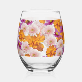 Vaso De Vino Armonía floral