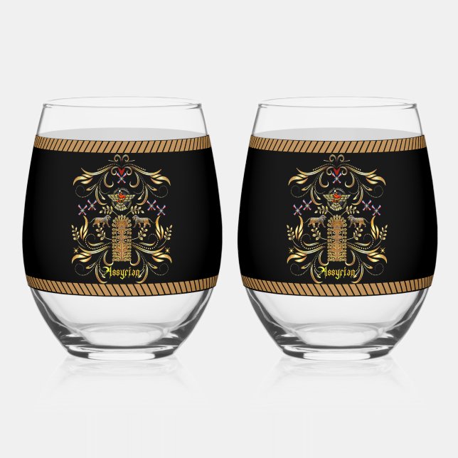 Vaso De Vino Assyria Drinkware Set (Anverso)