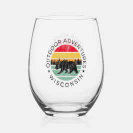 Vaso De Vino Aventuras al aire libre Wisconsin