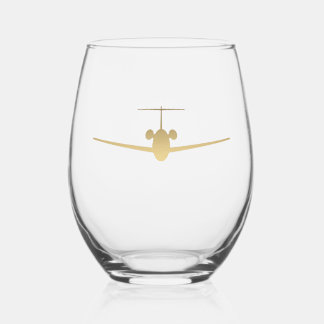 Vaso De Vino Avión Jet