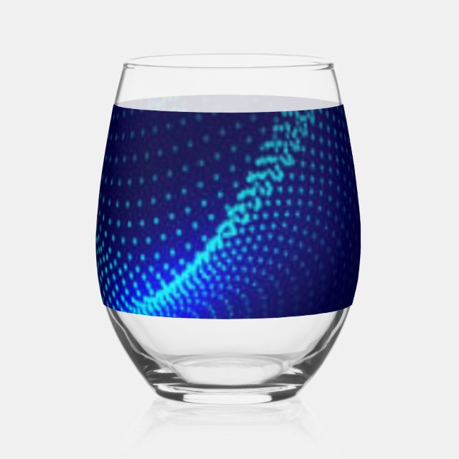 Vaso De Vino azul duradero (Anverso)