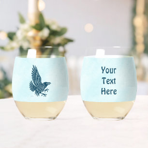 Vaso De Vino Baile Blue Raven