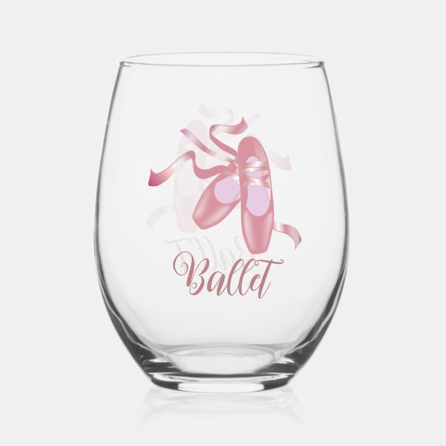 Vaso De Vino Ballet Diseño Vino sin Estúmulo (Anverso)