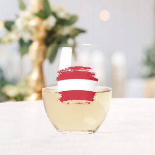 Vaso De Vino Bandera de Austria