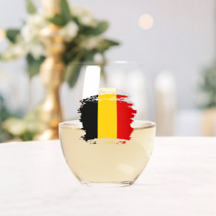 Vaso De Vino Bandera de Bélgica
