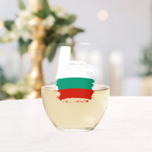 Vaso De Vino Bandera de Bulgaria
