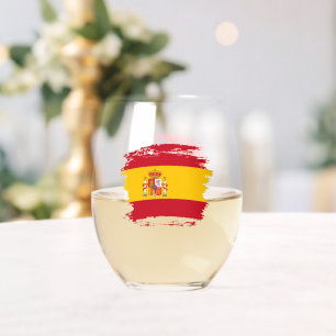 Vaso De Vino Bandera de España