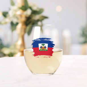 Vaso De Vino Bandera de Haití